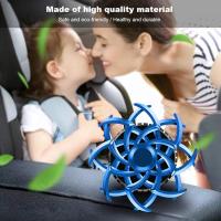 Difusor de aromaterapia para coche, difusor giratorio de aromaterapia difusor de aromaterapia de escritorio coche acondicionado salida de ventilación clip (azul) - details 0