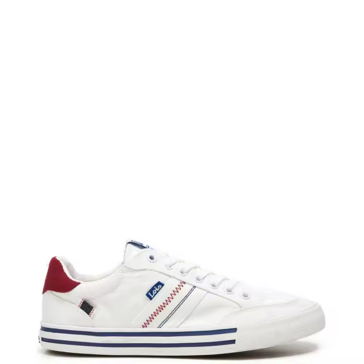 Lois 61375 Zapatillas para hombre blancas en textil 61375-006 - 1