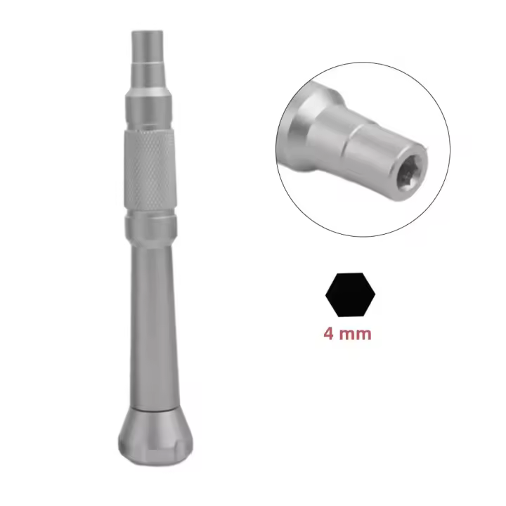 Soporte De Agarre Para Destornillador Magnético De Aluminio Preciso Herramienta De Reparación Para Bits Hexagonales De 4mm Extensión De Barras Herramientas De Mano - 1