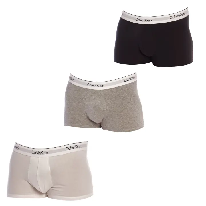 Calvin Klein-Pack 3 Boxers Relaxed Fit Cotton Stretch NB4286 Hombre - 1