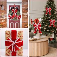 10m Caja de Terciopelo Rojo para Lagos Gift, Bodas, Decoraciones para árculos de Navidad, hacer Nudos de Lazo, Manualidades - details 1