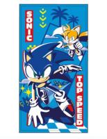 Toalla de Microfibra Disney Sonic -Sega - Producto oficial Disney - Secado rápido con tus Personajes Favoritos como Mickey y Stitch - Toalla de Playa y Baño Multiusos - Mommata - details 4
