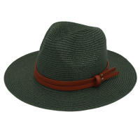 Sombrero De Paja De Verano Panama Tejido De Hierba Transpirable Estilo Europeo Y Americano Sombrero De Sol Para Playa Casual Para Mujeres - details 10