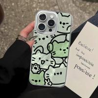 Funda Transparente De Silicona Para iPhone 14 13 15 16 Con Diseño De Gatos Y Perros Protección Completa Antichoque Antideslizante Resistente a Golpes Y Arañazos - details 4