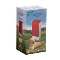 Comedero Tolva "CAN" 24 x 20 x 46 cm Permite almacenar y dispensar desde su reserva la comida seca y fresca según se va consumiendo. Su exclusivo diseño permite que el alimento nunca este expuesto al aire o al agua, ya que en su puerta basculante cuenta - details 3