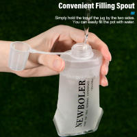 NEWBOLER Botella De Agua Plegable TPU BPA Free Para Deporte Al Aire Libre 150/250/500ml Bolsa De Agua Portátil Para Correr Y Camping - details 3