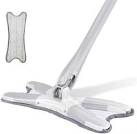 Fregona Plana con Escurridor Integrado | Microfibra Tipo X | Ajustable 360° | Húmeda y Seca - details 0