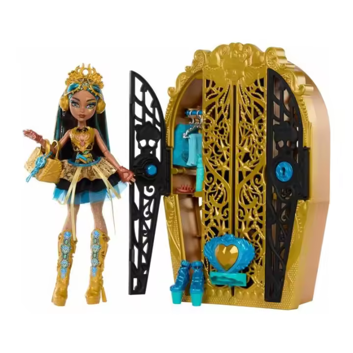 MONSTER HIGH SKULLTIME SECRETS 4 MUÑECA CLEO DE NILE DE MATTEL - 1