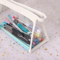 2 Piezas Bolsas de Cosméticos Transparentes, Bolsas de Maquillaje Impermeables Transparentes, Bolsas de Viaje de PVC, Estuches Transparentes para Cosméticos, Organizadores Estacionarios - details 2