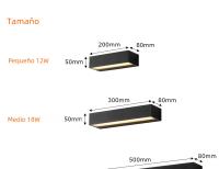 Lámpara De Pared LED 12W 18W 30W Impermeable Para Exterior Iluminación De Puerta De Porche Decorativa Para Jardín Y Courtyard Material De Aluminio - details 0