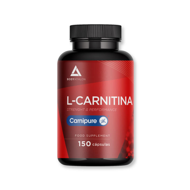 BODYATHLON - L Carnitina Carnipure 3000 Cápsulas  -  150 cápsulas 100% L-Carnitina Carnipure ® Tartrato- Aumento de Energía y resistencia –Mejora el rendimiento y la recuperación- Suplemento Deportivo- Vegano