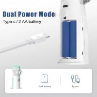 Vaporizador y humidificador facial portátil 2 en 1 con niebla ajustable, limpieza profunda y experiencia de spa, spray humectante sin fragancia para el cuidado de la belleza en el hogar y la oficina. - details 6