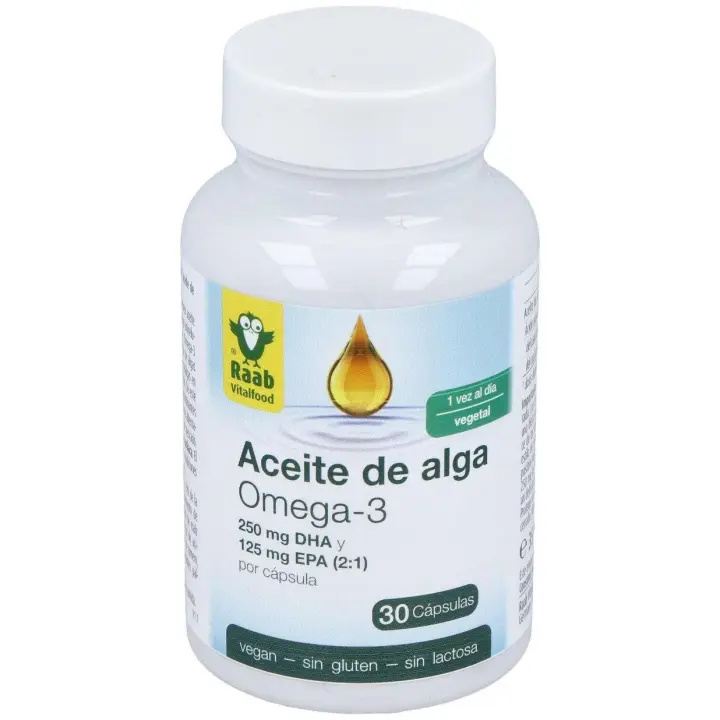 Raab Vitalfood Aceite De Alga Omega 3 1183Mg 30Caps - 1