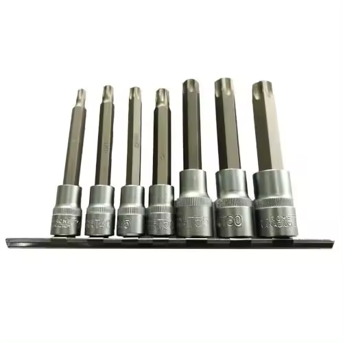 JBM 53084 Juego de 7 puntas torx de 3/8" y 1/2" JBM HE-53084 - 1