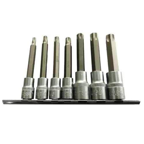 JBM 53084 Juego de 7 puntas torx de 3/8" y 1/2" JBM HE-53084 - 1