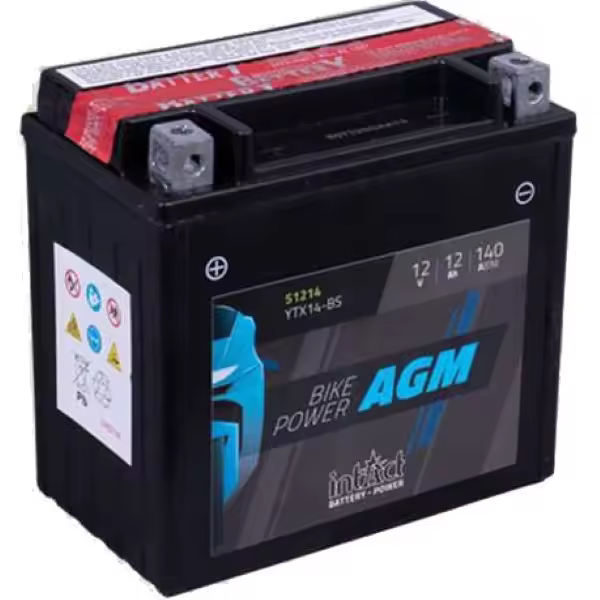 Bateria Intact CTX14-BS agm sin mantenimiento YTX14-BS 12v 12ah - 1