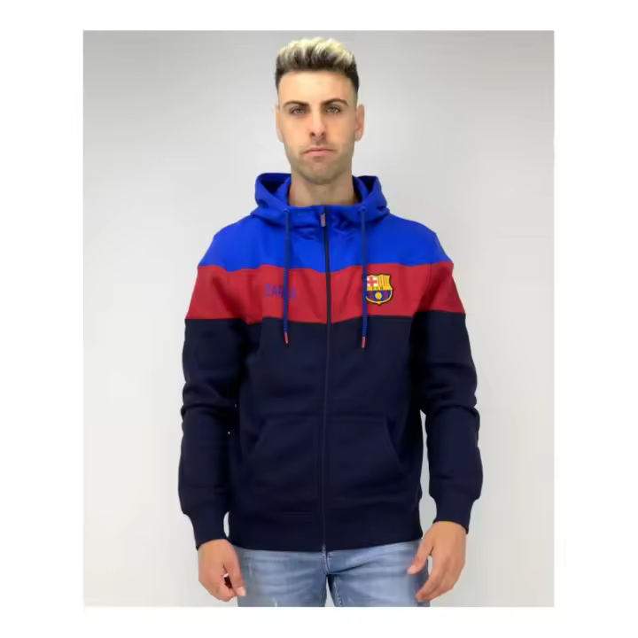 Sudadera Hoodie Fútbol Club Barcelona Barça Match con cremallera adulto producto oficial 5002HAMATCH - 1