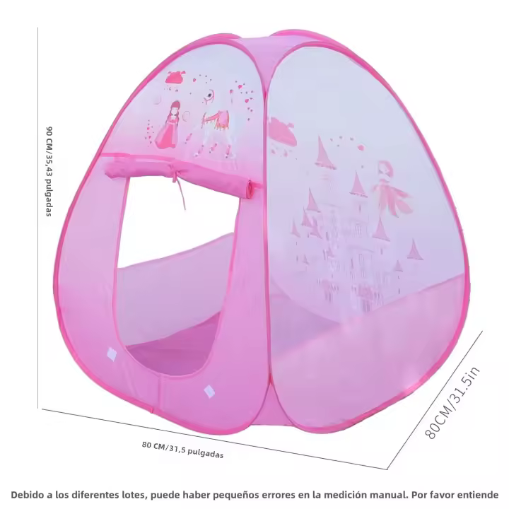 Carpa Infantil Plegable De Playa Oceánica Para Niños Y Niñas Casa Pequeña De Juguete Con Patrón Tenma Para Interior De La Casa - 1
