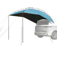 vidaXL Tienda de campaña para coche impermeable en color Gris y naranja/Verde/Azul - details 2