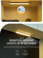 Luz Nocturna LED Con Sensor De Movimiento Recargable Por USB Para Armario Escaleras Y Cocina Luz De Emergencia Rectangular Incluye Batería - details 9