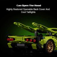 Bloques De Construcción Técnicas Bugatti Y Lamborghini Modelo De Carrera De Alta Velocidad Juguetes Para Niños Regalos Para Niños - details 11