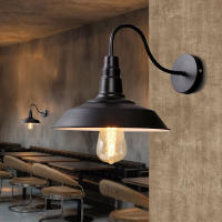 Lámpara De Pared Retro Vintage Estilo Americano Rusticado Industrial Para Exterior E Interior Adecuada Para Pasillo Barra Luz De Alcance 5-10m² Material Metálico - details 11