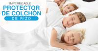 Protector Colchón Fabricado en España, disponible en varias medidas 90 x 190 x 40 cm, 105 x 190 x 40 cm, 135 x 190 x 40 cm ,150 x 190 x 40 cm Impermeable, Certificación Oeko-Tex Funda Colchón, Cubre Colchón Transpirable, Elástico En Todo El Contorno - details 2