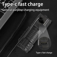Mini Linterna De Autodefensa Con Batería Integrada 14500 Carga Rápida Tipo-C Y 5 Modos Para Afrontar Diferentes Situaciones - details 4