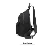 SSITO Mochila Simple informal para Mujer, mochila Escolar de Color sólido, mochila de viaje de Nailon 32*28*14cm - details 25