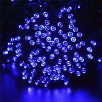 Luz De Fairy Solar LED Impermeable Para Exterior 5M/12M/22M Decoración De Jardín Para Fiesta De Navidad Cadena De Luces De Calle - details 6