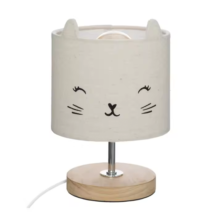 Lámpara de mesa infantil sobremesa 'cat' e14 (bombilla no incluida) - 1