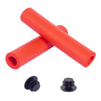 Par De Cubiertas Para Manillar De Bicicleta MTB De Espuma Suave De Silicona Resistentes Al Desgaste Y Absorción De Choques Para Ciclismo - details 3
