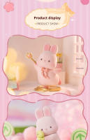 Figura De Peluche Kawaii De Conejo MOMO Bunny Serie Diaria Caja Sorpresa Decoración Creativa Para Escritorio Juguetes Para Niños - details 4