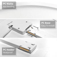 Luz De Techo LED Ultradelgada 0.9 Pulgadas 6W 9W 13W 18W 24W Para Sala De Estar Y Dormitorio Rango De Voltaje 85-265V Luz De Iluminación Moderna Para Cocina Comedor Estudio Baño - details 10