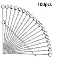 Puntas De Cóctel De Acero Inoxidable Reutilizables Y Limpiables Metálicas Para Bebidas 4.3 Pulgadas Skewers De Cóctel - details 9