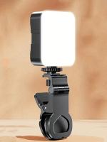 1pc Luz De Rellenado Portátil Mini Clip-en Selfie Anillo Luz Color Blanco Y Negro Tamaño Compacto Para Fotografía Y Vídeos - details 5