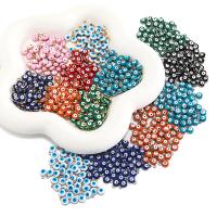 10/30/50pcs Perlas De Esmalte 6mm Con Ojo Maléfico Encanto Acero Inoxidable Para Manualidades Joyería DIY Pulseras Collares - details 0