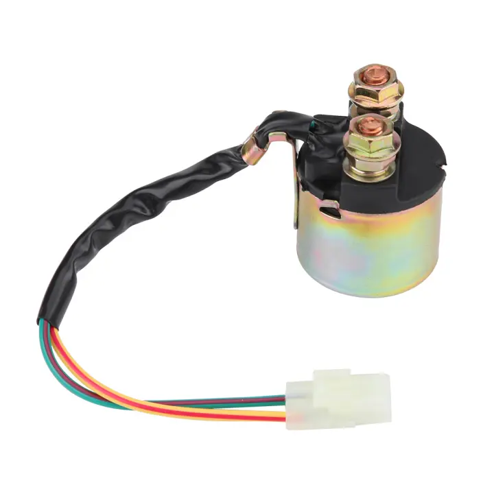 Relé De Arranque Para Motocicleta Solenoides Para Honda TRX300/TRX350/TRX90/1988-2000 Metal + Plástico Pieza De Repuesto De Motor - 1