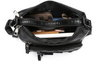 Bolso De Hombro Para Mujer De Cuero Suave Con Múltiples Bolsillos Lujo Casual Bolso De Mano Diseñador Bolso Cruzado De 2024 - details 14