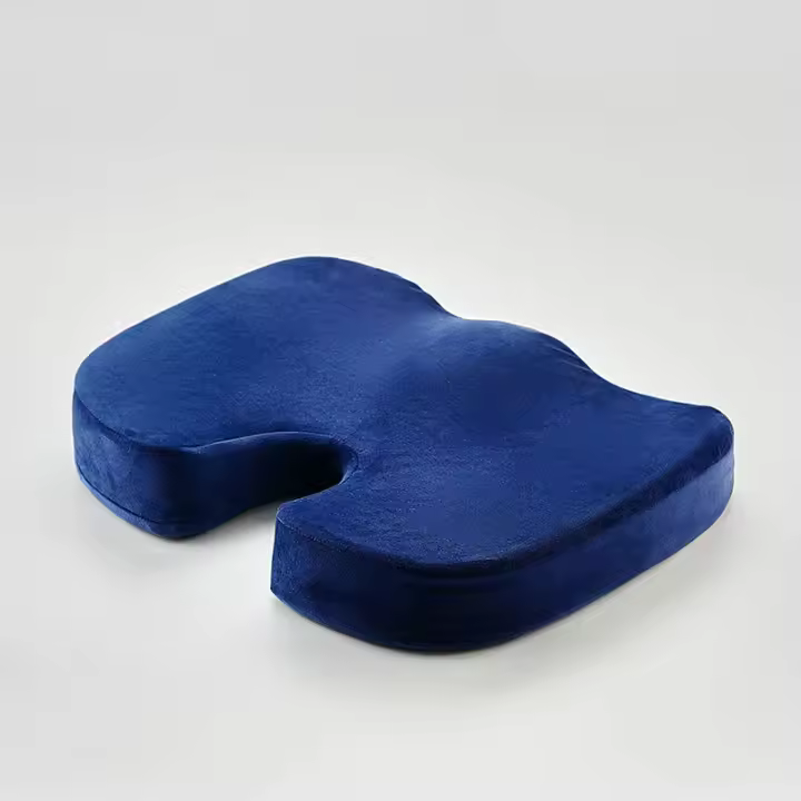 BIT Cojín de Gel antideslizante y espuma viscoelástica para coxis, cojín para silla de oficina y coche, artefacto sedentario - 1