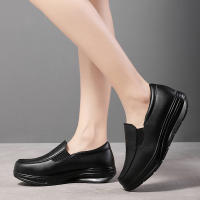 Zapatillas De Deporte Para Mujer En Color Blanco Casual Transpirables Zapatos De Plataforma Planas Para Caminar Y Correr - details 2