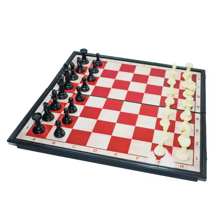 EUROXANTY-JUEGO DE AJEDREZ MAGNÉTICO MESA PLEGABLE ROBUSTO INTELIGENCIA VARIOS TAMAÑOS - 1