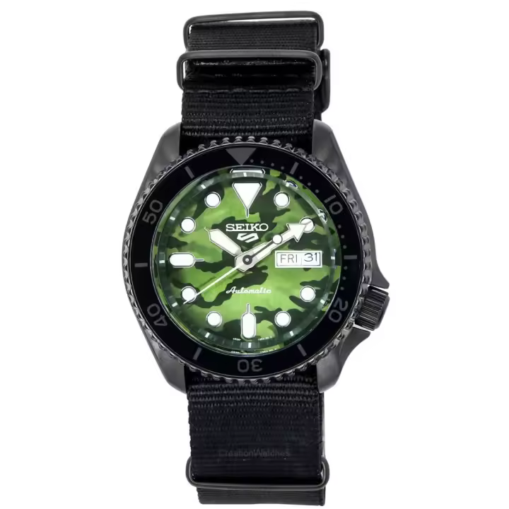 Seiko Watches Reloj Seiko 5 Sports Day-Date Street Style Camouflage SRPJ37K1 - 1