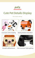 Bloques De Construcción Mini Animales 639PCS Ostrich Fox Panda Mascotas Adorables Micro Bloques Modelo Juguetes Para Niños Regalo De Cumpleaños Y Fiestas - details 3