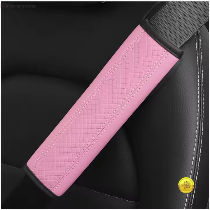 Almohadilla De Cinturón De Seguridad De Cuero PU Para Coche Cubierta De Hombro Transpirable Protección Accesorios De Interior Automóvil - 1