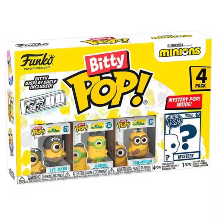 Funko Bitty Pop! Figura Eye Matie 4 Unidades - 1