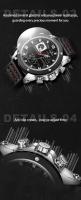 Reloj De Pulsera Digital Y Analógico NAVIFORCE NF9236 Para Hombre Dual Display Reloj Militar De Lujo Impermeable Deportivo Casual Con Pantalla LED Y Alarmas - details 7