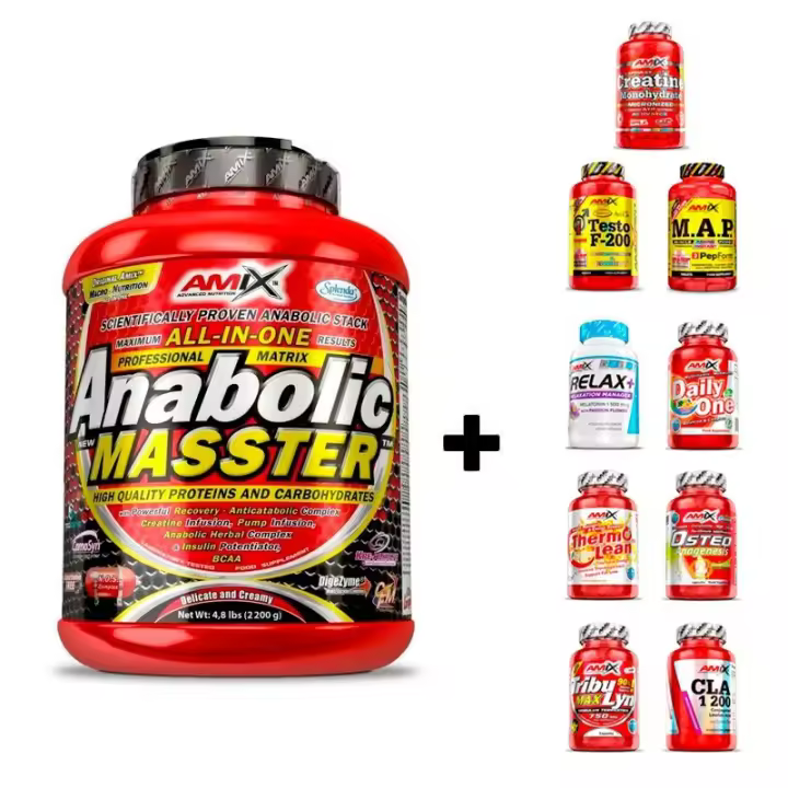 Anabolic Masster 2,2kg + REGALO Bote 30 cápsulas - Amix - 1