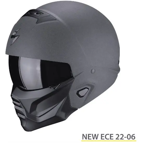 SCORPION EXO-COMBAT 2 GRIS DARK MATE EVO DESMONTABLE HOMOLOGACIO 06 - 1