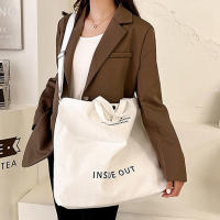 Bolso De Hombro Para Mujer De Lona De Alta Calidad 2023 Bolsa De Compras Estudiantes Bolso De Libros De Algodón Gran Tote Para Niñas Monedero - details 2